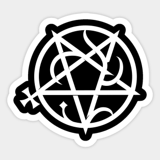 Abelacle - WHITE INK Sticker